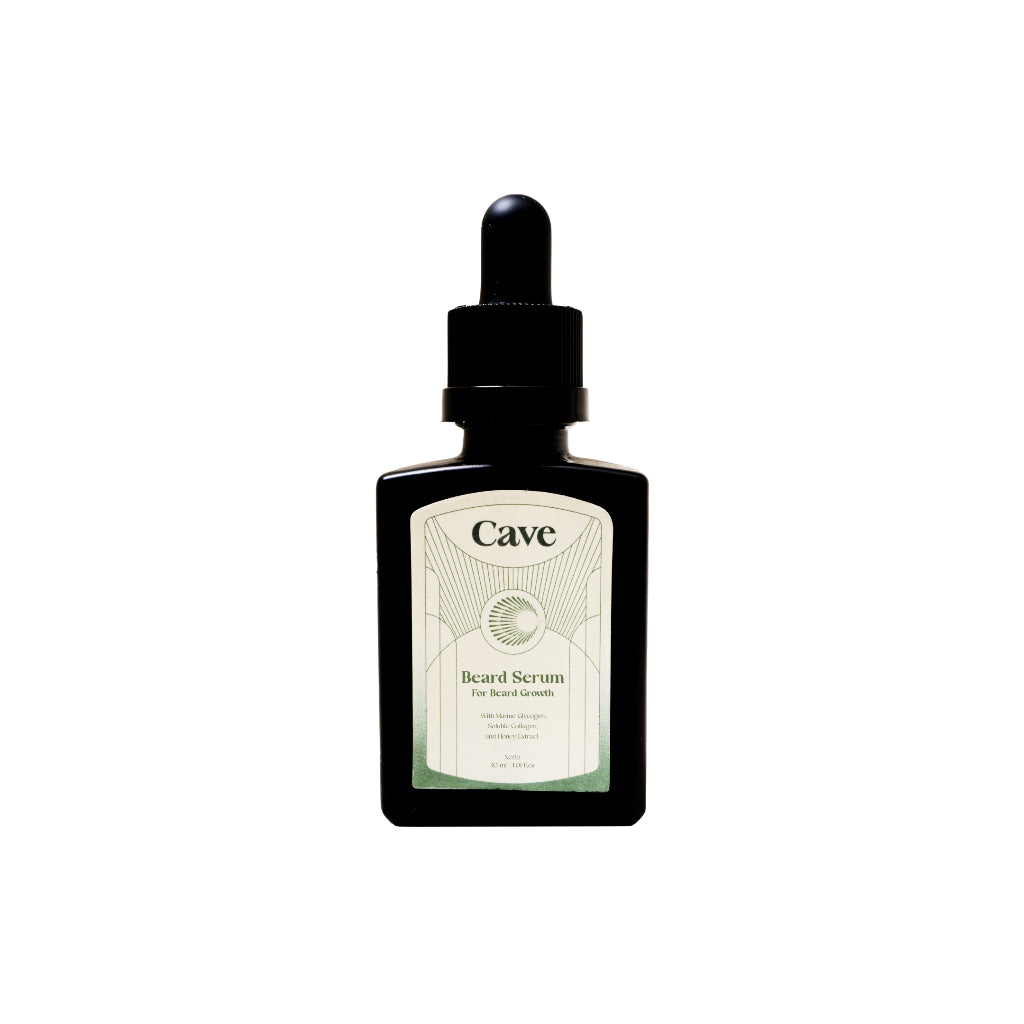 CAVE Beard Serum 30 ml - Penumbuh & Pelebat Brewok Kumis Jenggot Jambang Pria
