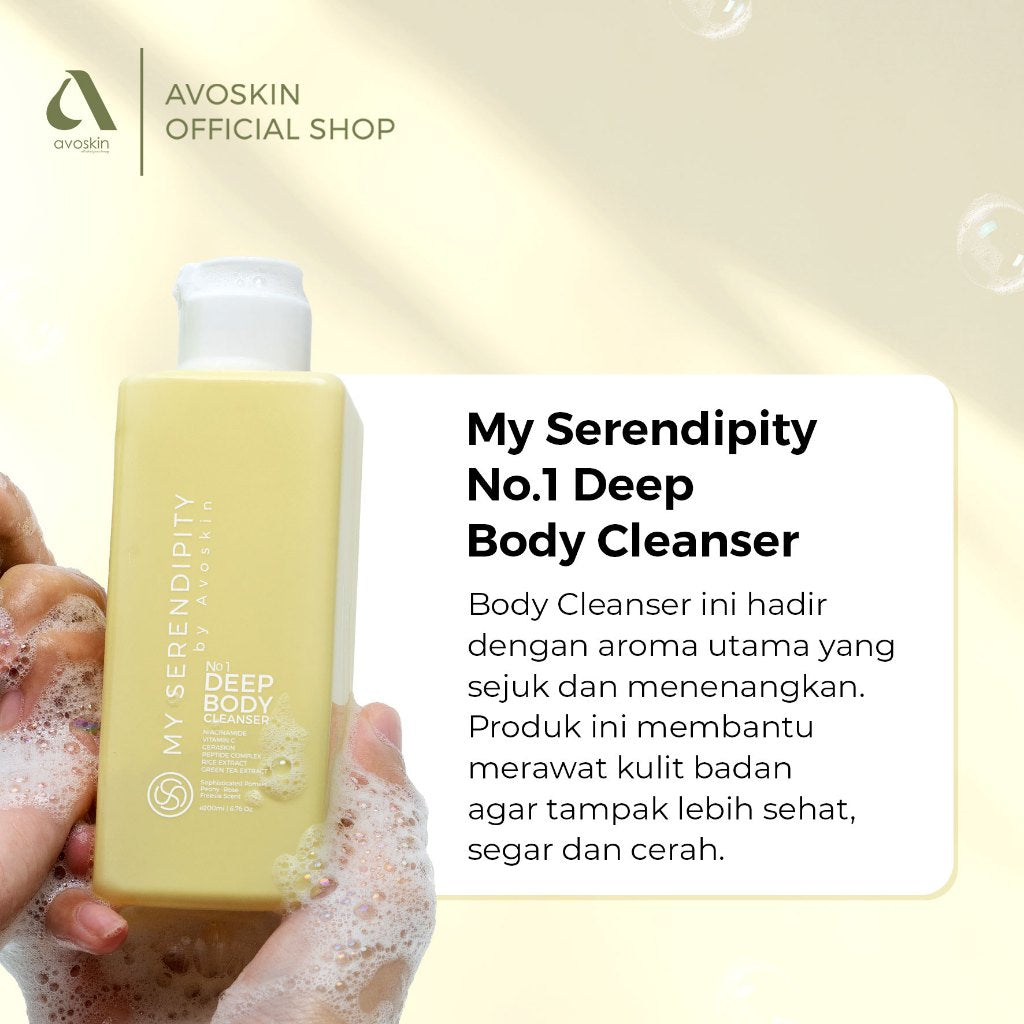 Deep Body Cleanser Avoskin My Serendipity No.1 200ml-Mencerahkan Kulit
