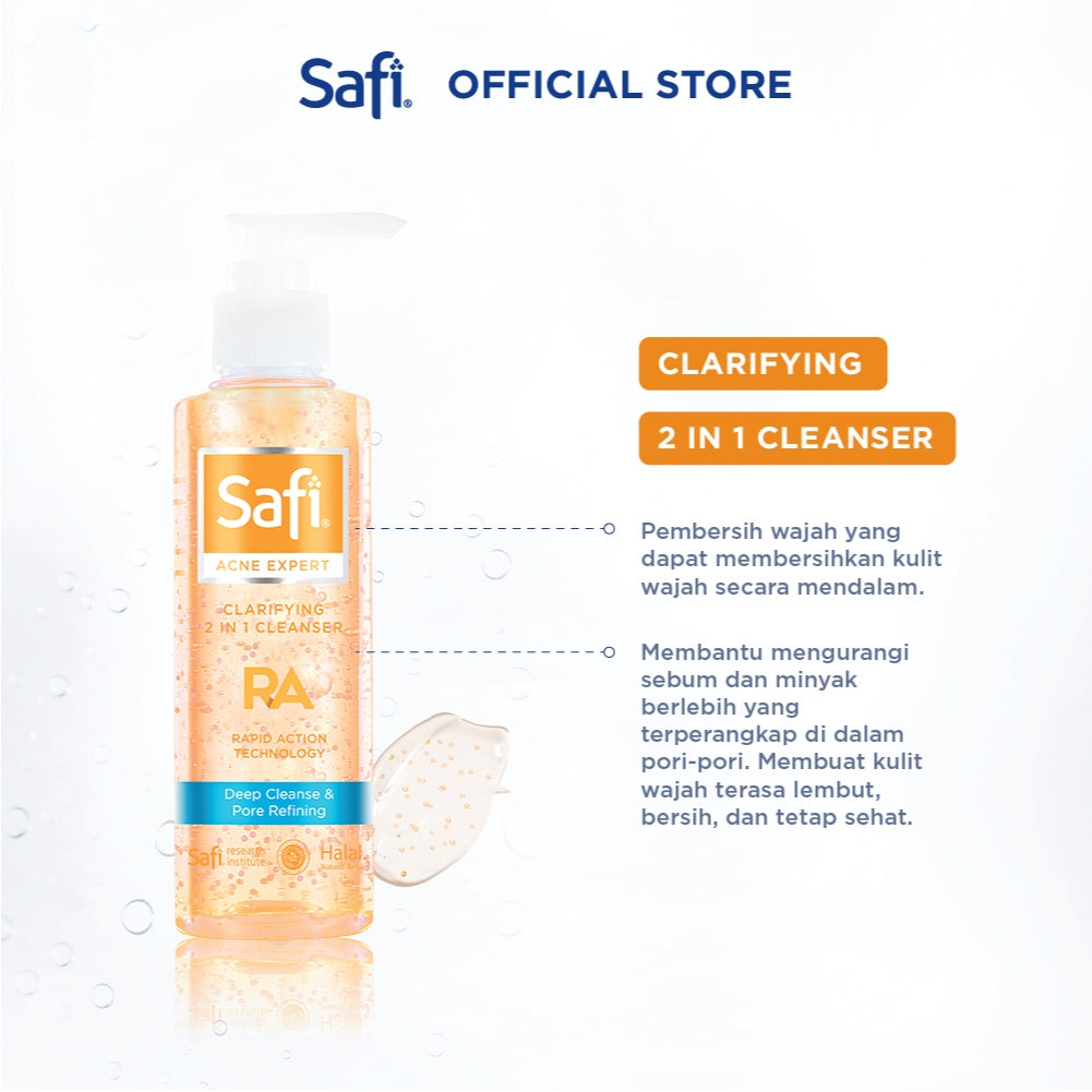 SAFI - Acne Expert - Clarifying 2in1 Cleanser 150ml - Twinpack