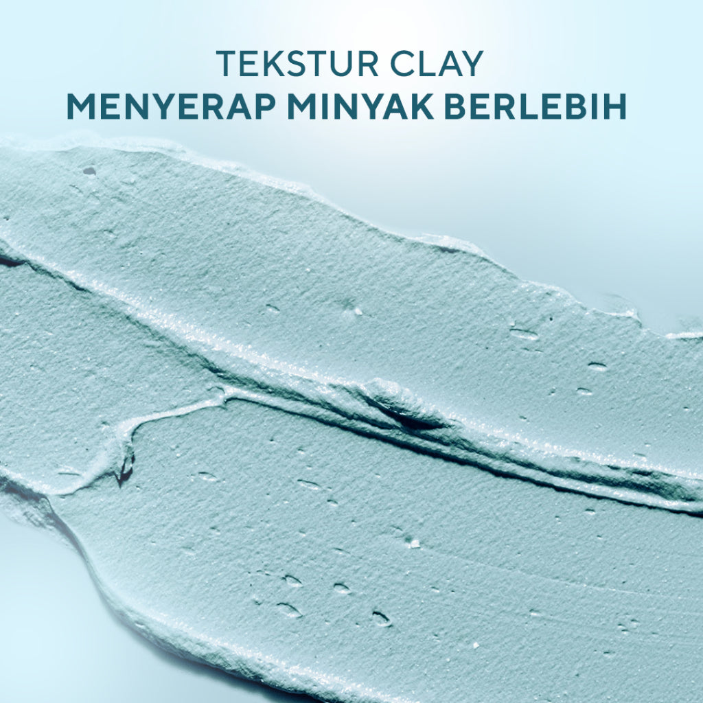 WARDAH Lightening Blue Clay Mask 50 g - Masker Wajah dengan Advanced Niacinamide dan Kaolin Mineral Clay - Efektif Mencerahkan Kulit Glowing - Nyaman Saat Aplikasi dan Memberikan Efek Cooling - Semua Jenis Kulit - Skincare