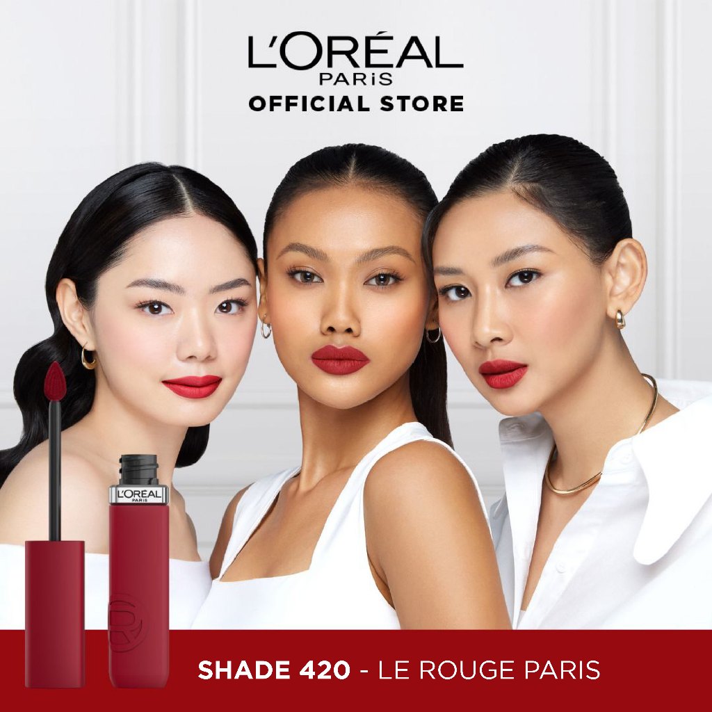 L’Oreal Paris Infallible Matte Resistance Liquid Lipstick for 16H Long Lasting Matte Lips, Transfer Proof, Smudge Proof, Longwear Hydrating Comfort
