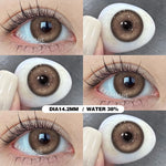 Eyeshare (COD) Polaris Brown Softlens 14.2mm 1Pasang Lensa Kontak
