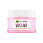 GARNIER Sakura Glow Ceramide Skin Barier Day Cream Cerah Merona SPF 30 PA +++ 50 ml Hydrating Moisturizer Tone Up Glowing Skincare - Krim Siang pelembab wajah pemutih wajah pinkish radiance