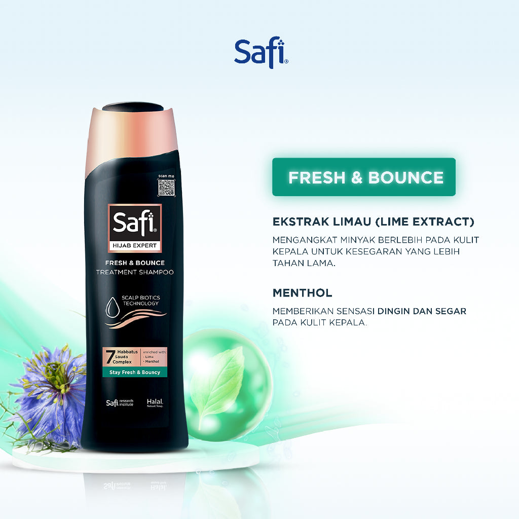 [Triple Pack] Safi Hijab Xpert-Fresh & Bounce Shampoo 160ml