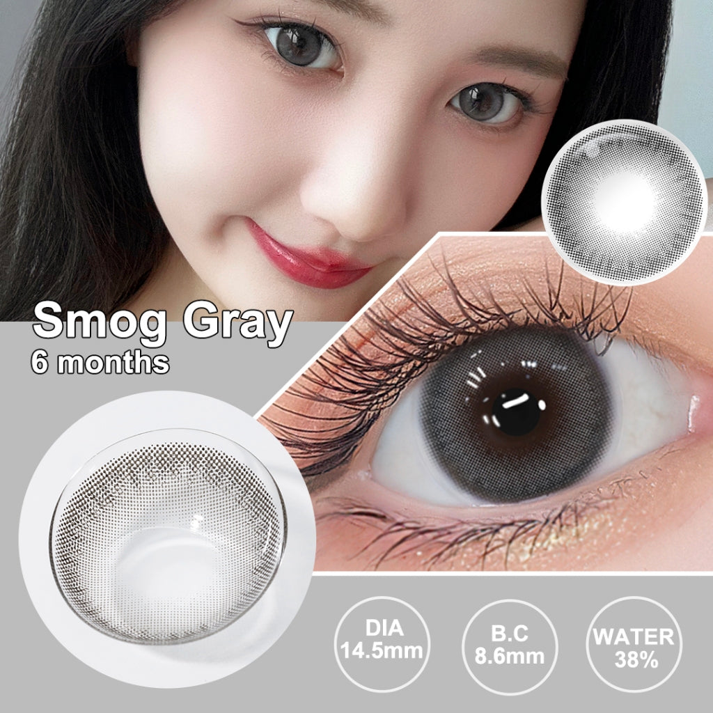 [0.00~-6.00]Magister Softlens Minus OMG Sepasang Lensa Kontak Warna Diameter 14.00mm 6bulan
