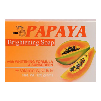 RDL PAPAYA SABUN MANDI BATANG BRIGHTENING 135GRAM