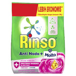 RINSO ANTI NODA DETERGENT BUBUK 400GRAM / 700 GRAM / ROSE / PEACH / PARFUME ESSENCE