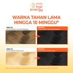 Makarizo Hair Energy Easy Colourz 26 mL - Natural Black - Hair Color - Pewarna Rambut
