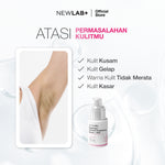 NEWLAB Brightlogy Brightening Serum + AHA Pencerah | Scrub Ketiak | Serum Ketiak |Cream Ketiak | Body Care untuk Memutihkan 30ml