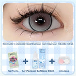 [COD] Colorvista Softlens 3 Item Paket kombinasi (1* Softlens +Air Pencuci Softlens 120ml+lenscase)