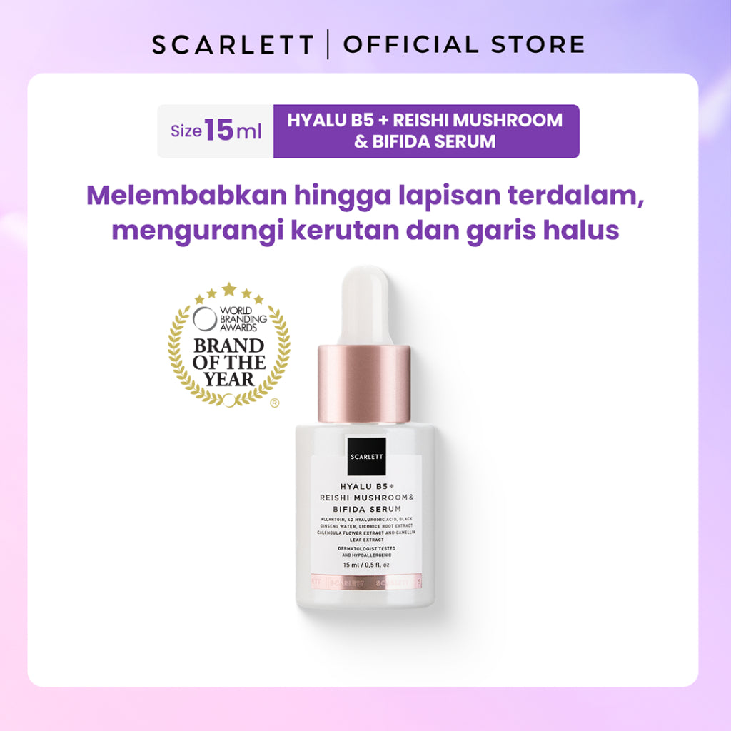 Scarlett Whitening - Hyalu B5 + Reishi Mushroom & Bifida Serum