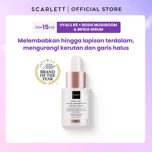 Scarlett Whitening - Hyalu B5 + Reishi Mushroom & Bifida Serum