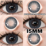Eyeshare Barbie Softlens Gray Soft 14.2mm Color Contact Lens Yearly Use Big Eye Soflen