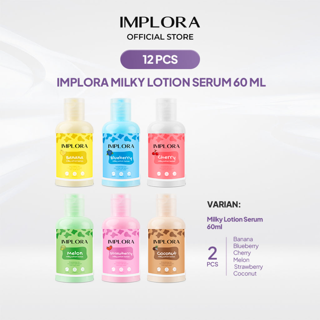 [12 PCS] Implora Milky Lotion Serum 60 ml