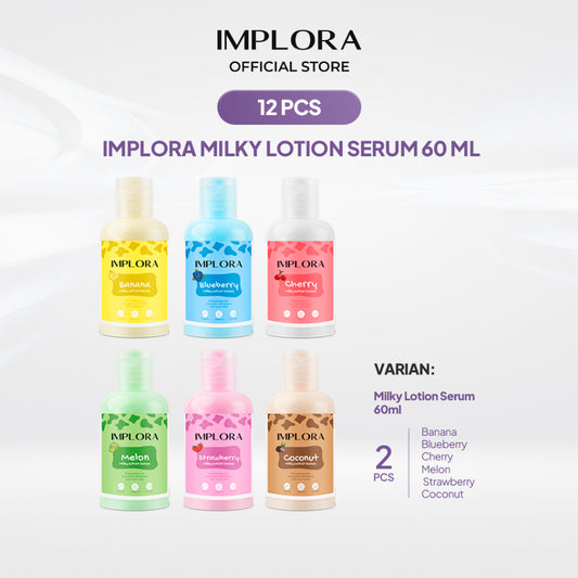 [12 PCS] Implora Milky Lotion Serum 60 ml
