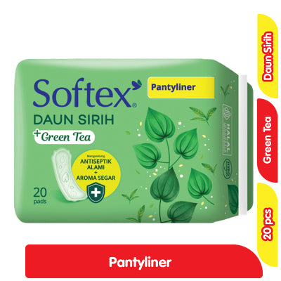 Softex Pantyliner Daun sirih + Green Tea 15 cm 20 pcs
