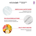Whitelab Gentle Peeling Gel - Gel Pengangkat Sel Kulit Mati Kulit Normal, Kering, Sensitif untuk Kulit Halus, Lembap, dan Cerah dengan AHA PHA [BPOM]