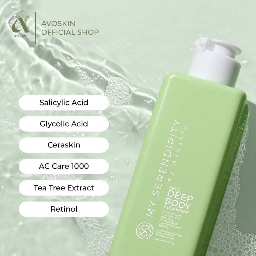 Deep Body Cleanser Avoskin My Serendipity No.0 200ml-Kulit Berjerawat