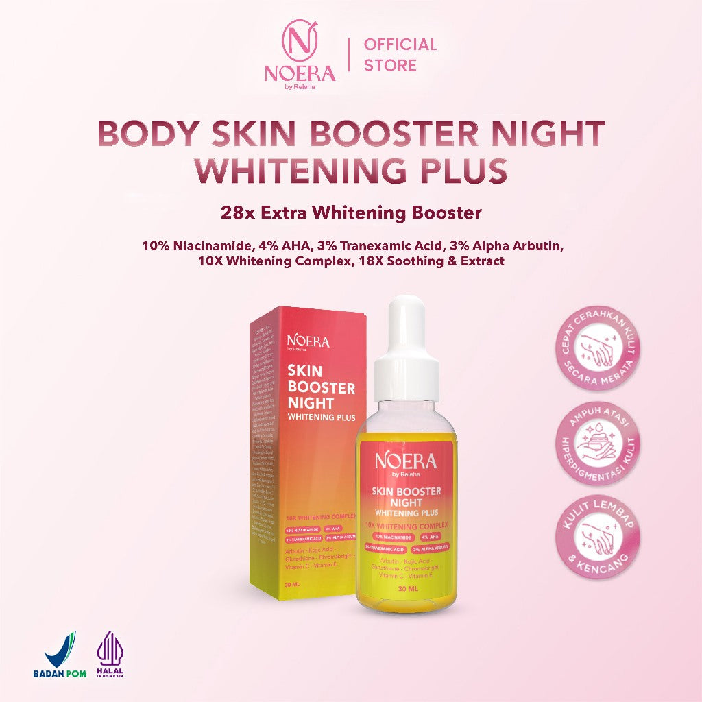 Noera White Dose Body Skin Booster Night Whitening Plus | Noera Aha Skin Booster Upgrade Formula