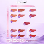 Azarine Stunning Mattelite Ombre Kit [2 PCS] Lipstick Matte with Pigmented Color Lightweight Transferproof Smugeproof Tahan Lama