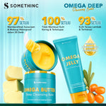 SOMETHINC Omega Butter Deep Cleansing Balm  - Balm Pembersih Makeup Waterproof, Non comedogenic, Tidak Merusak Skin Barrier, Cocok untuk kulit sensitif