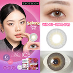 Exoticon Softlens Miss ICE Series Selena (Grey) | Billie (Black) | Kendal (Mint) | Soflens Minus