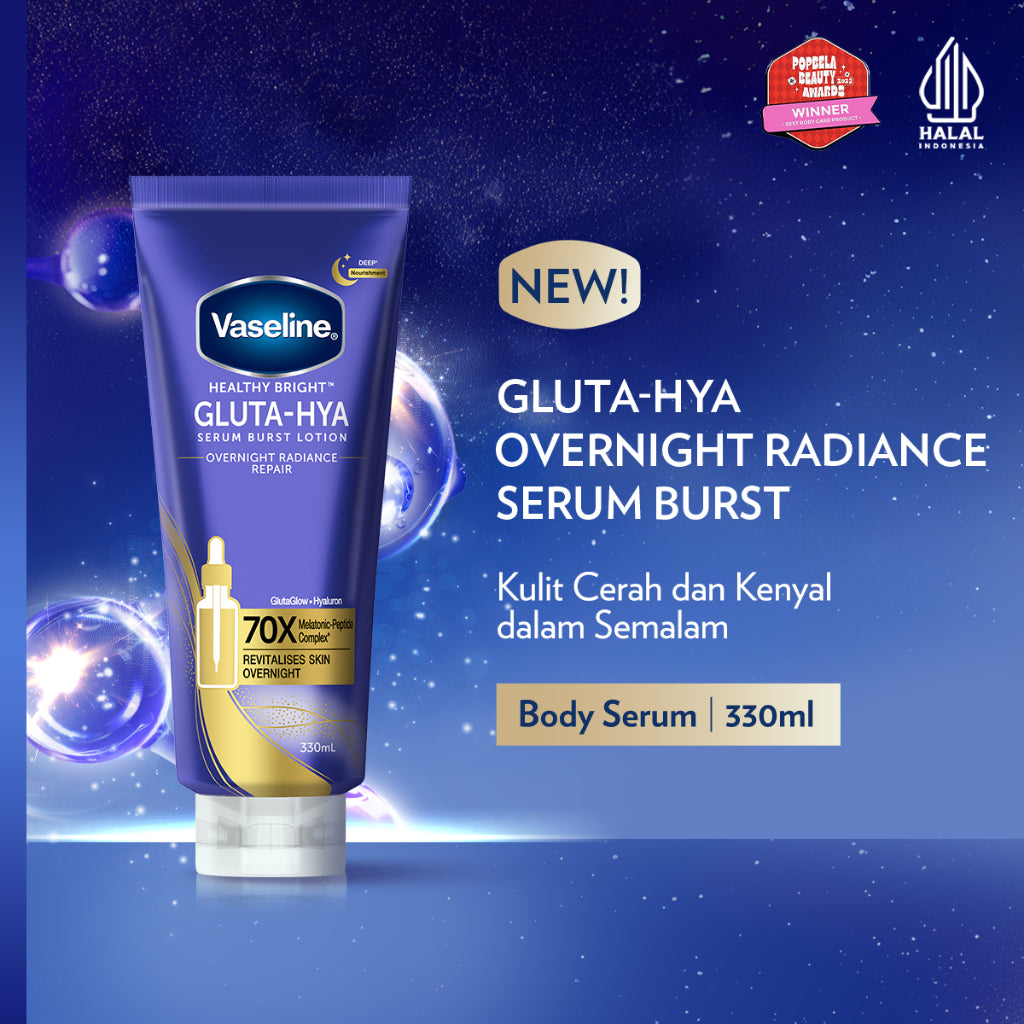 VASELINE Gluta-Hya Body Serum Overnight Radiance Repair 330 mL