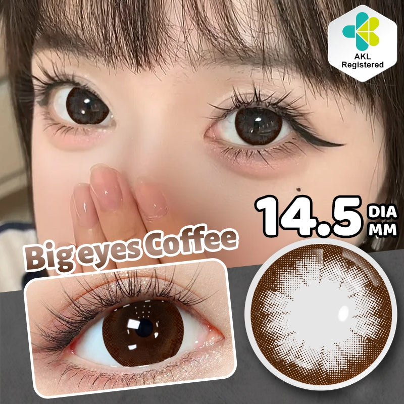 15.0mm Bigeyes softlens supersize Mysticeyes Softlens lensa kontak warna soflen mata softlen normal Free lens case