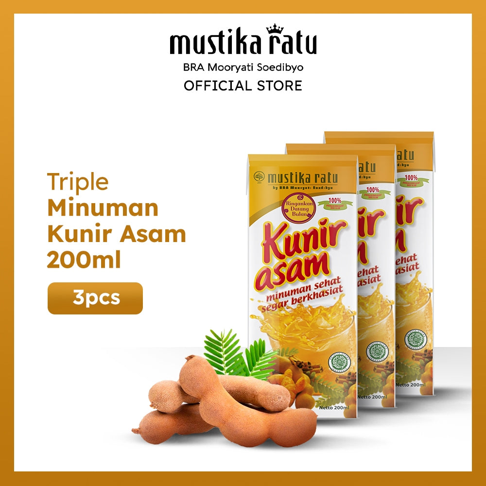 Mustika Ratu Triple Minuman Kunir Asem 200ml