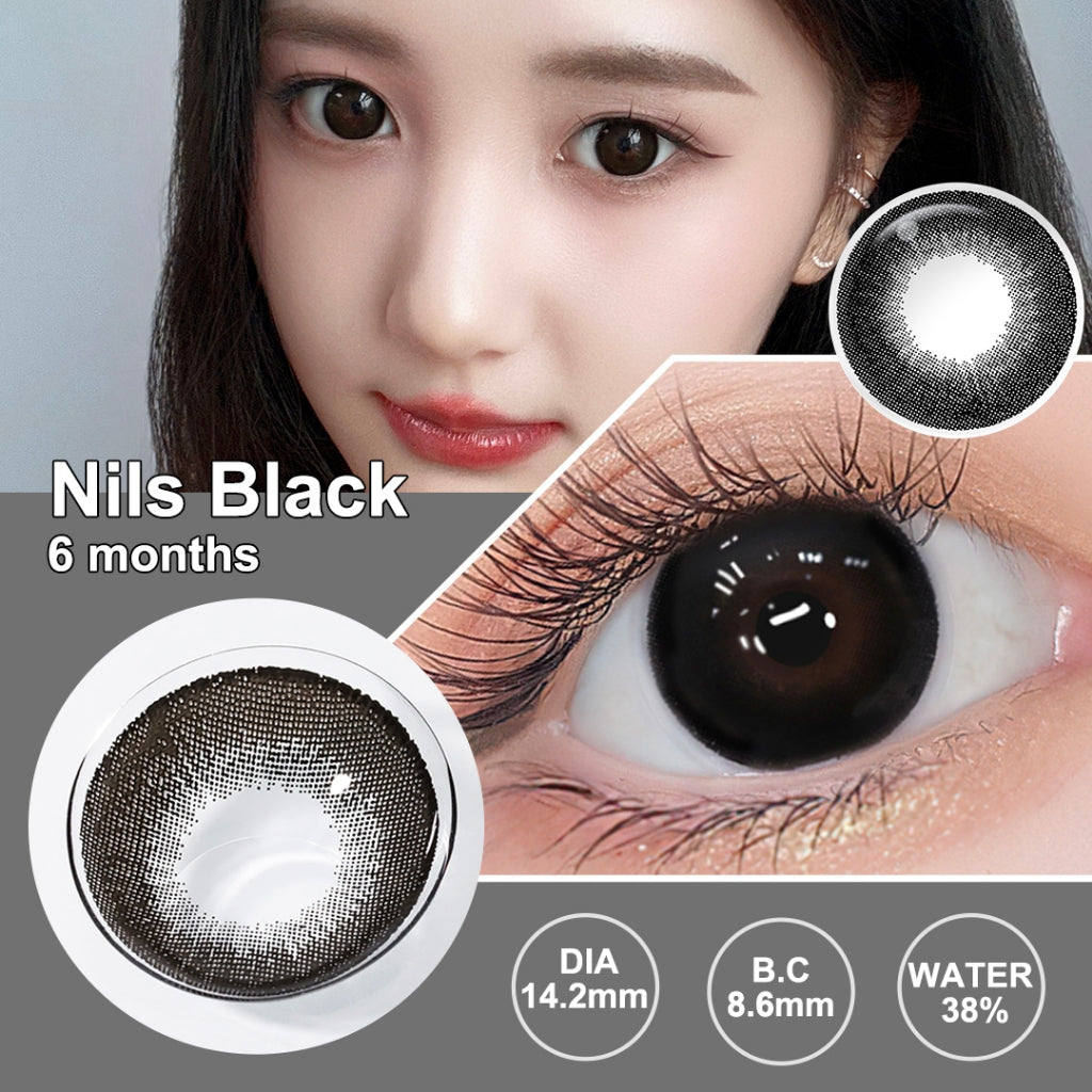[0.00~-6.00]Magister Softlens Minus OMG Sepasang Lensa Kontak Warna Diameter 14.00mm 6bulan