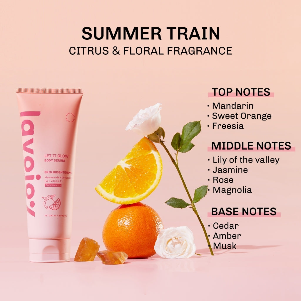 [BRIGHTENING SET] Lavojoy Let It Glow Body Serum Skin Brightening + Body Serum Instant Tone Up SPF 50 PA++++ Body Wash Skin Brightening Upgraded Version 3 in 1 Bundle Set | Mencerahkan dan Melembabkan kulit | Fresh dan Elegant