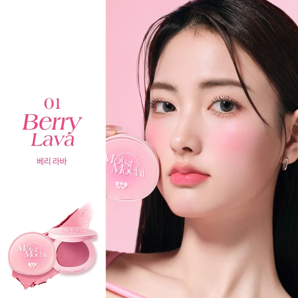 BNB BARENBLISS Moist Mochi Paste Powder Blush | Highlighter | Locklook Setting Spray