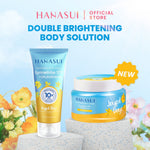 [Scrub] Hanasui Brightening Body Scrub - Mengangkat Sel Kulit Mati Halus Sehat Cerah Symwhite 377 Glutathione Niacinamide Ceramide