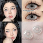 Eyeshare Softlens Blue Big Eyes 14.5mm 14.2mm 1Pasang Soft Lensa Kontak Soflen Blue