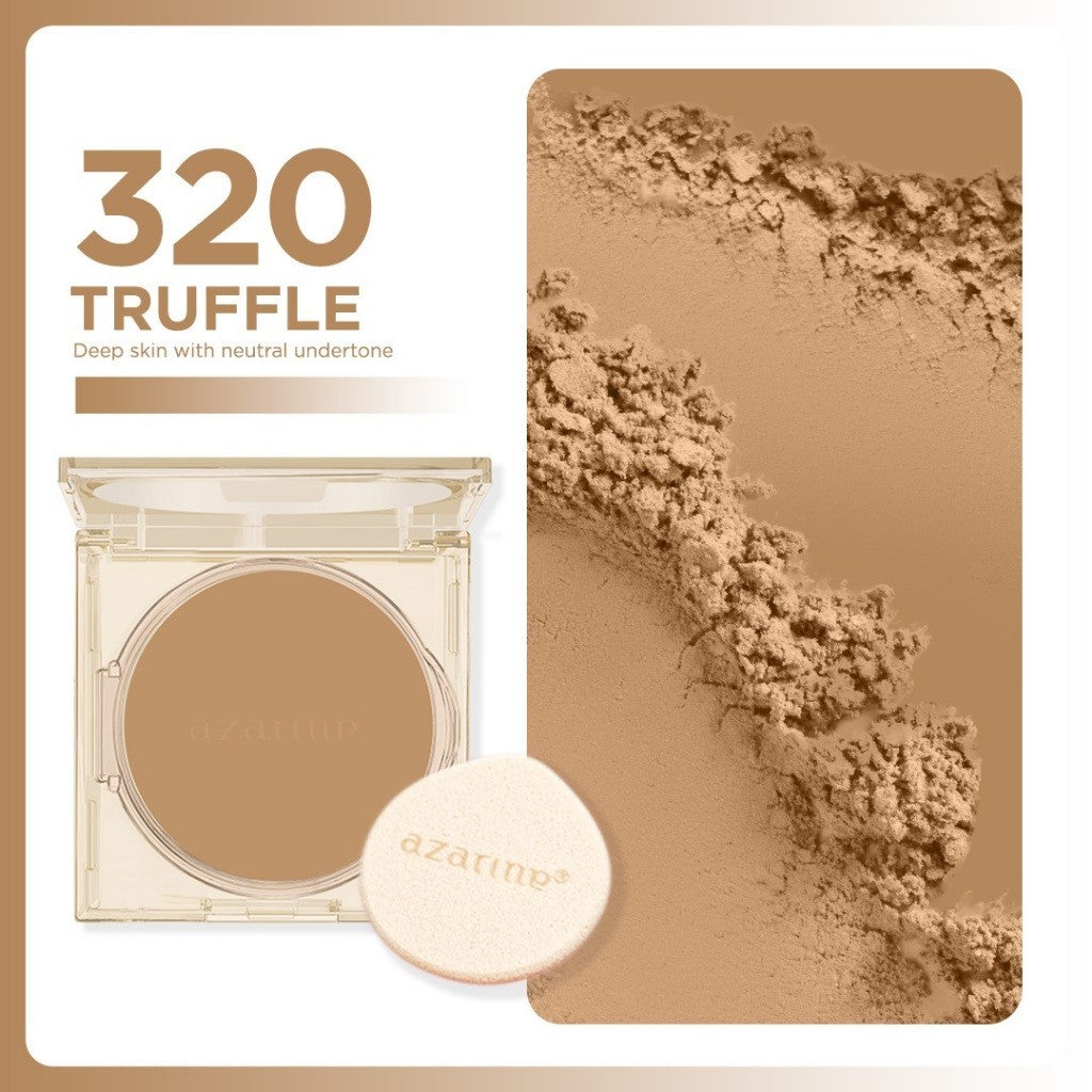 Azarine Flawless Glow Skin Combo [2 pcs] Paket Supreme Glow Moisturizer Mencerahkan Powder Foundation TWC Buildable Coverage with Instant Pore Blurring Effect and Glow Finish