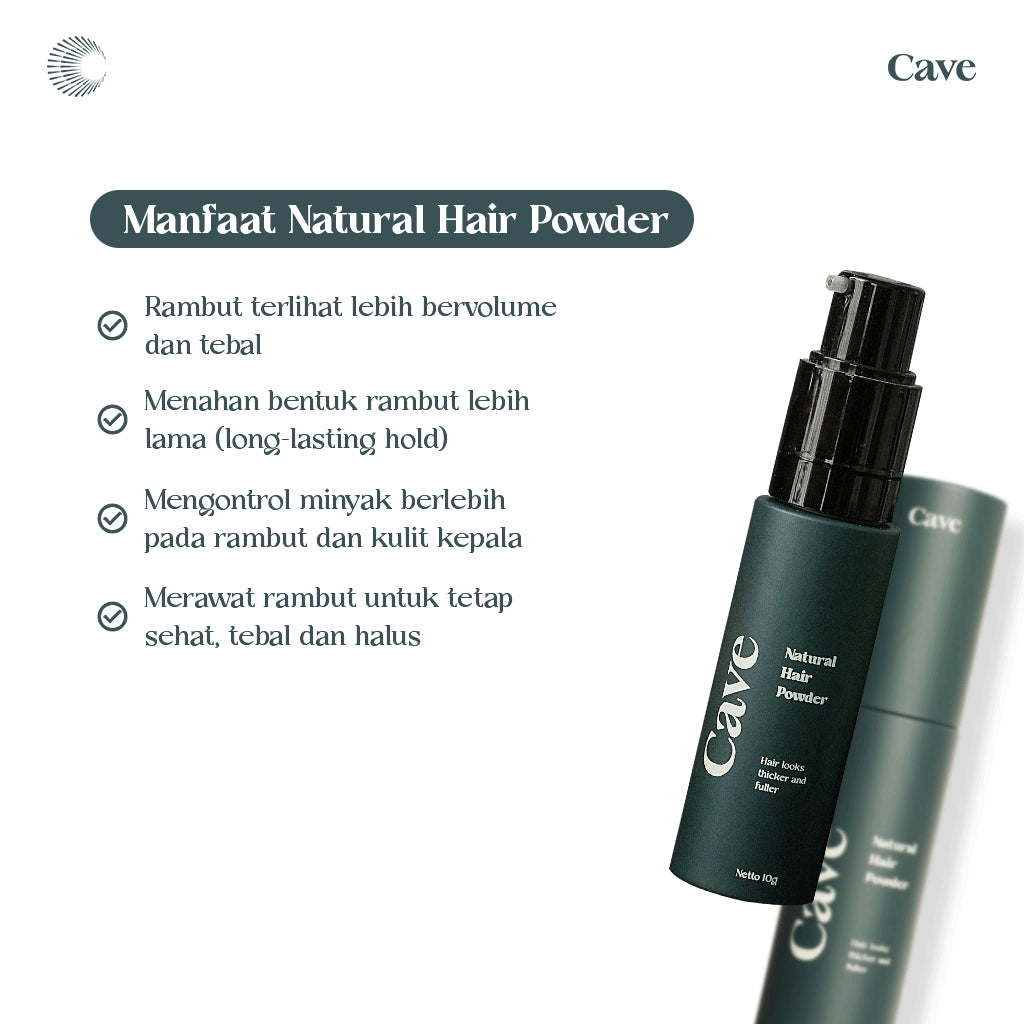 Cave Lip Serum for Men & Natural Hair Powder