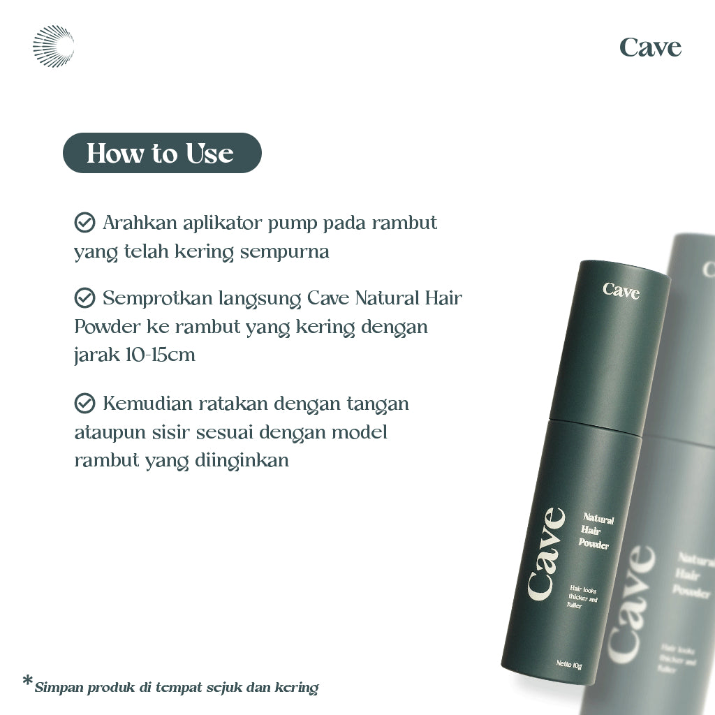 Cave Lip Serum for Men & Natural Hair Powder