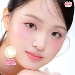 PINKRABBIT SOFTLENS AERA BROWN - Normal, Minus 0.5 S/D 10.00 (1PCS/Sebelah) / Softlens / Soft Lens / Lensa Kontak / Soflen / Softlens normal minus / Lensa mata / Softlense #softlensnyaman #softlensnyamanbikincantik