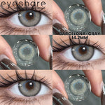 Eyeshare Barbie Softlens Gray Soft 14.2mm Color Contact Lens Yearly Use Big Eye Soflen