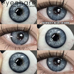 Eyeshare Barbie Softlens Gray Soft 14.2mm Color Contact Lens Yearly Use Big Eye Soflen