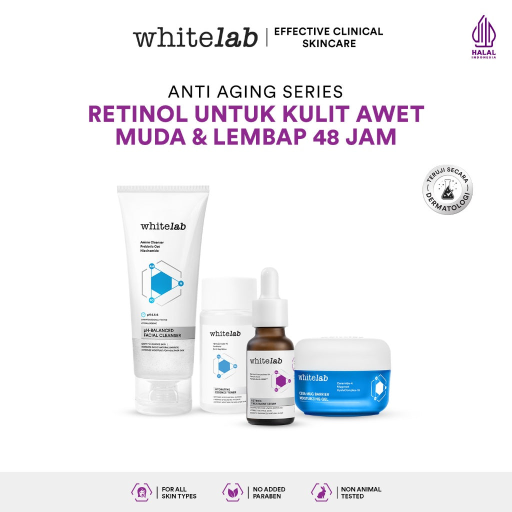 Whitelab Best-Selling Packages - Paket Wajah Brightening, Acne, Hydrating, Anti Aging