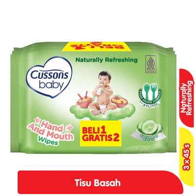 TISSUE BASAH TISU BASAH CUSSONS BABY 50'S