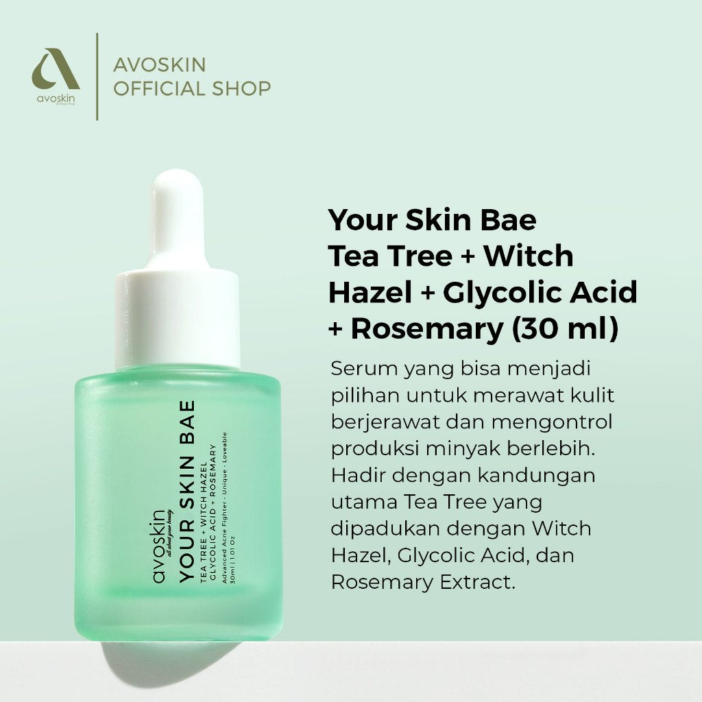 Serum Avoskin Your Skin Bae Tea Tree 30ml-Untuk Kulit Berjerawat