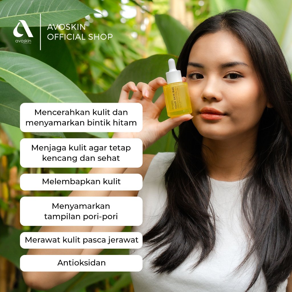 Serum Avoskin Your Skin Bae Vitamin C 30ml - Kulit Tampak Lebih Cerah - Serum Mencerahkan Wajah
