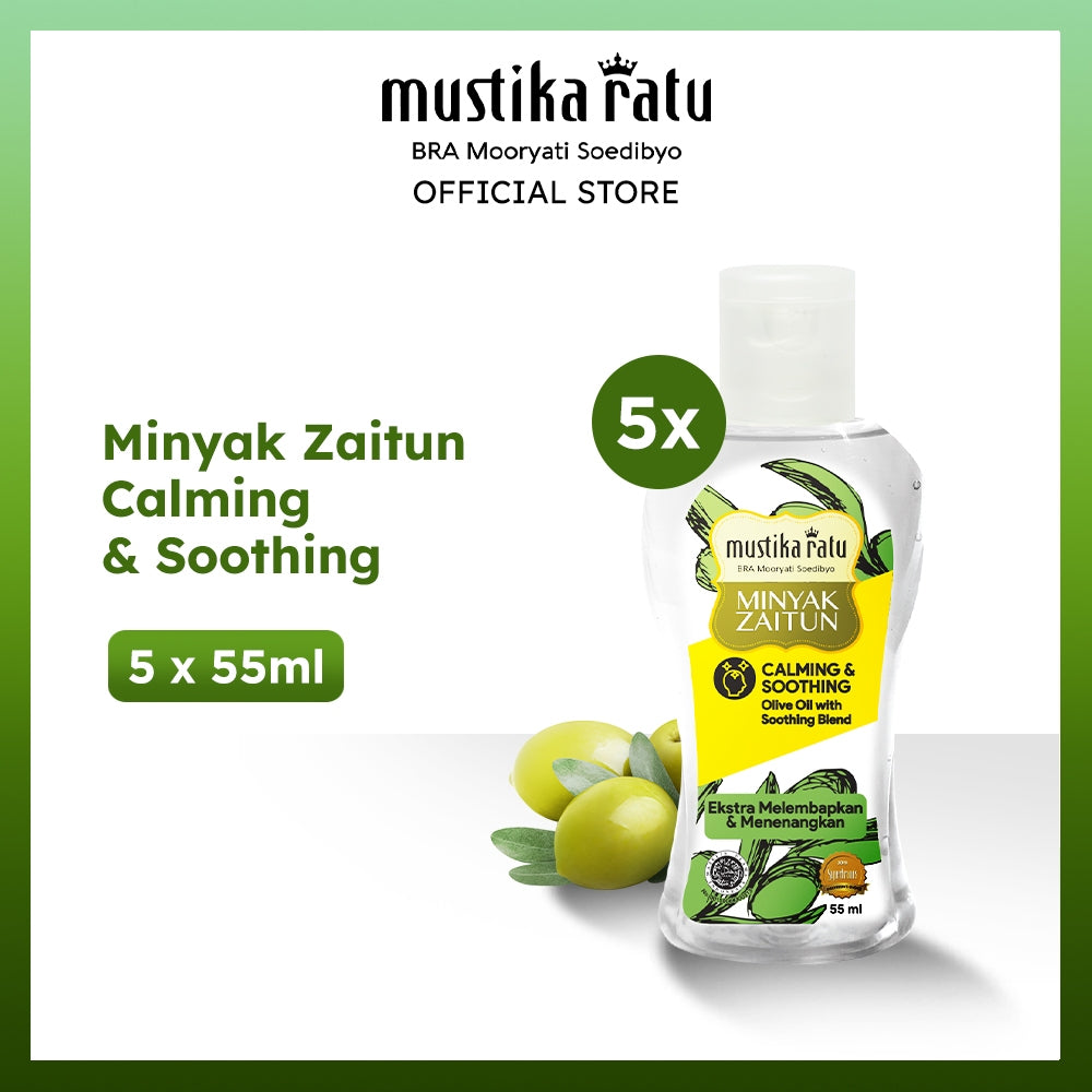 Mustika Ratu Multi Bundle Minyak Zaitun Calming & Soothing 55ml - 5pcs
