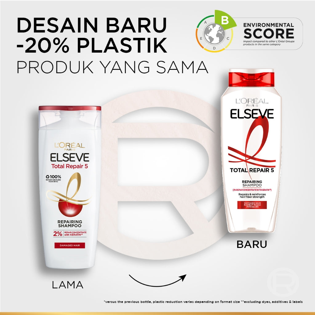 L'Oreal Paris Elseve Total Repair 5 Repairing Shampoo Hair Care - 280ml