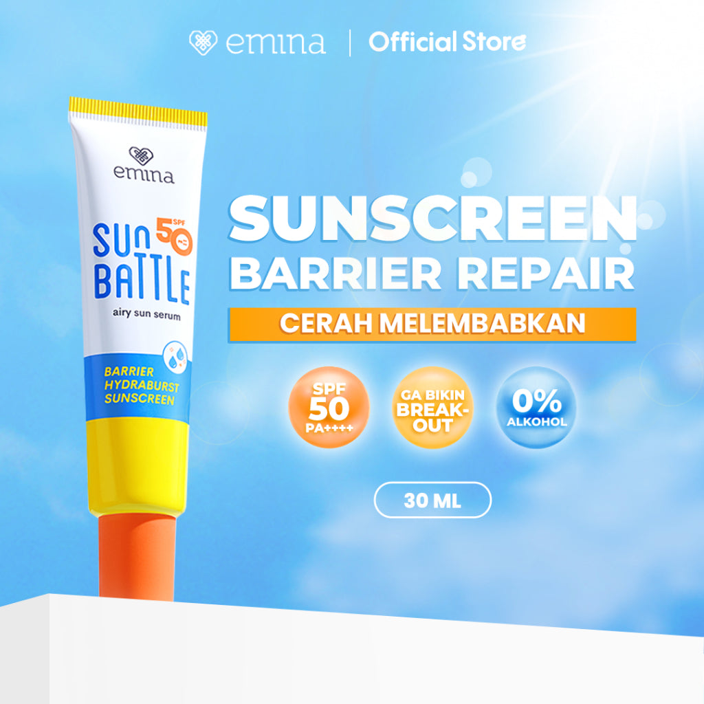 Emina Sun Battle Spf 50 Pa++++ Barrier Hydraburst Sunscreen 30ml