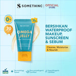 SOMETHINC Omega Butter Deep Cleansing Balm  - Balm Pembersih Makeup Waterproof, Non comedogenic, Tidak Merusak Skin Barrier, Cocok untuk kulit sensitif