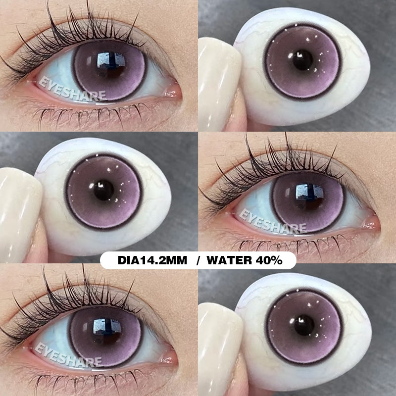 Eyeshare Softlens Gray Softlen Big Eyes Gray 1 Pasang Lensa Kontak Doll Eyes