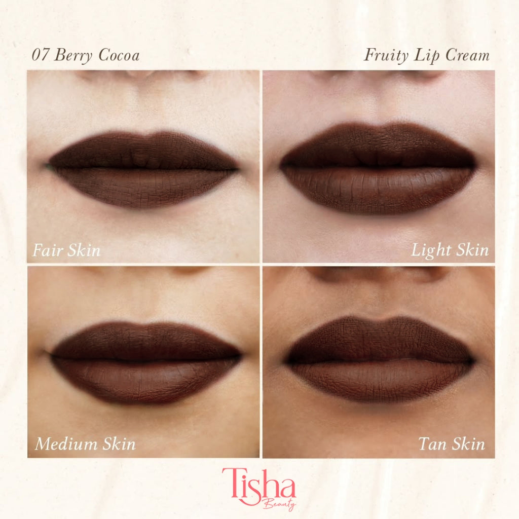 Tisha Beauty Fruity Lip Cream – Moisturizing Longlasting 12hour 4ml